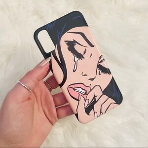 iPhone X Sad Girl Phone Case